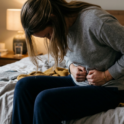 Dolore addominale intenso per endometriosi