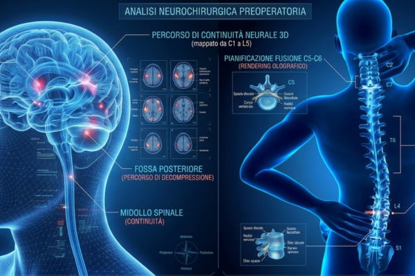 Intervento colonna vertebrale per prevenire errori medici neurochirurgici.